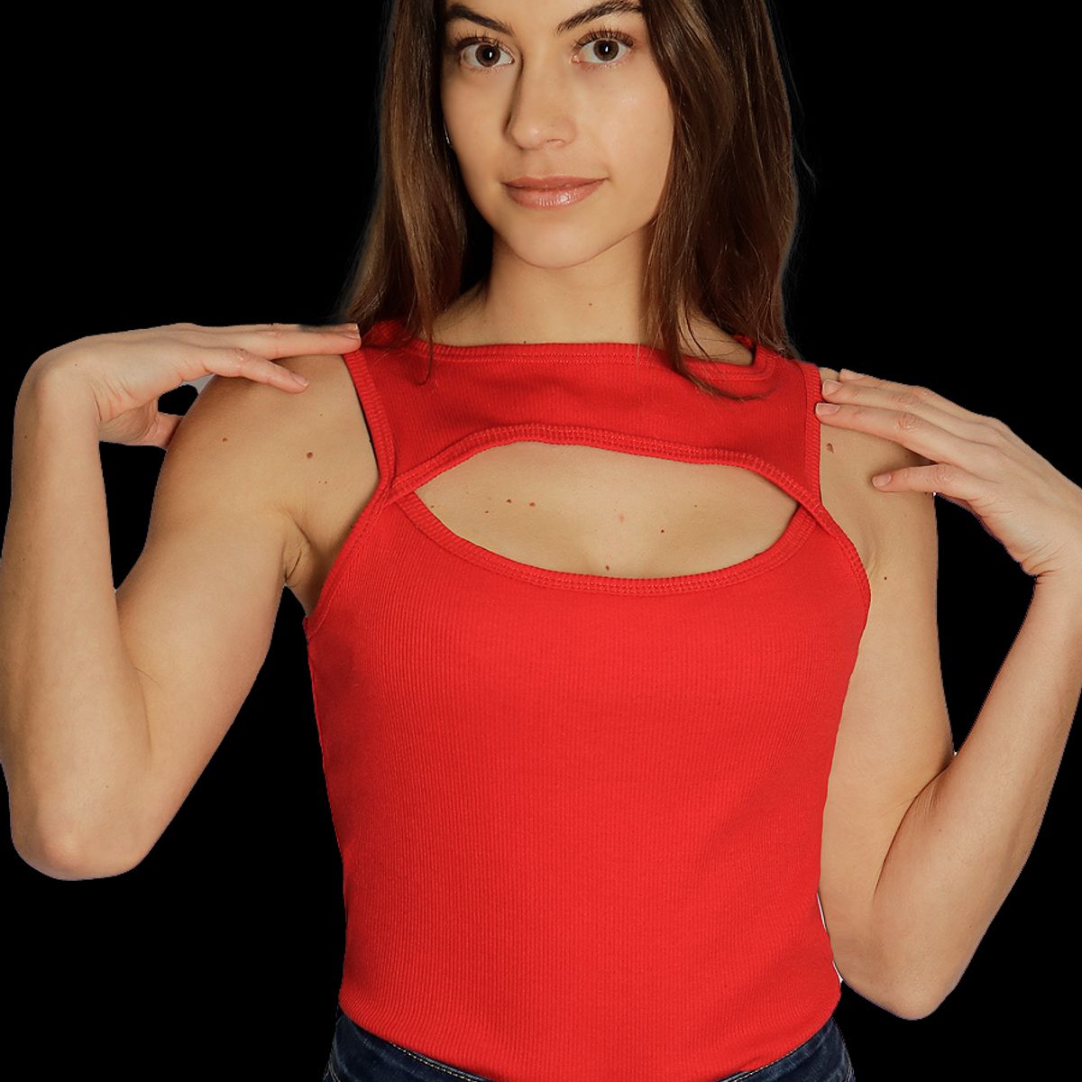 DIVINO JEANS - Polera Moscova III Roja Divino Jeans_.