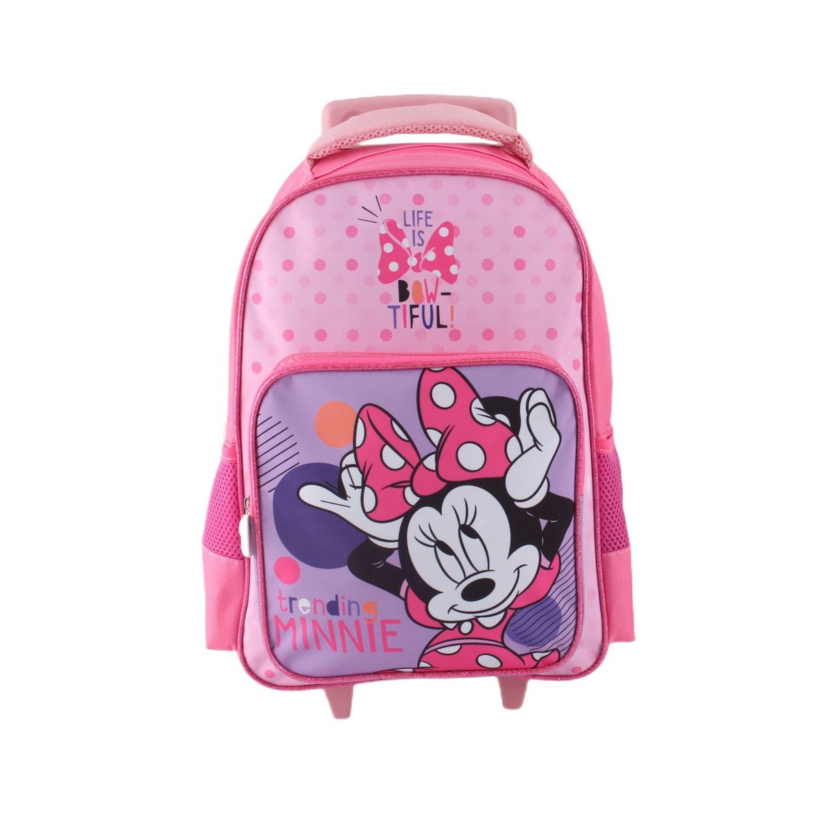 DISNEY - Set 3 Piezas Mochila 15" + Lonchera + Estuche Minnie