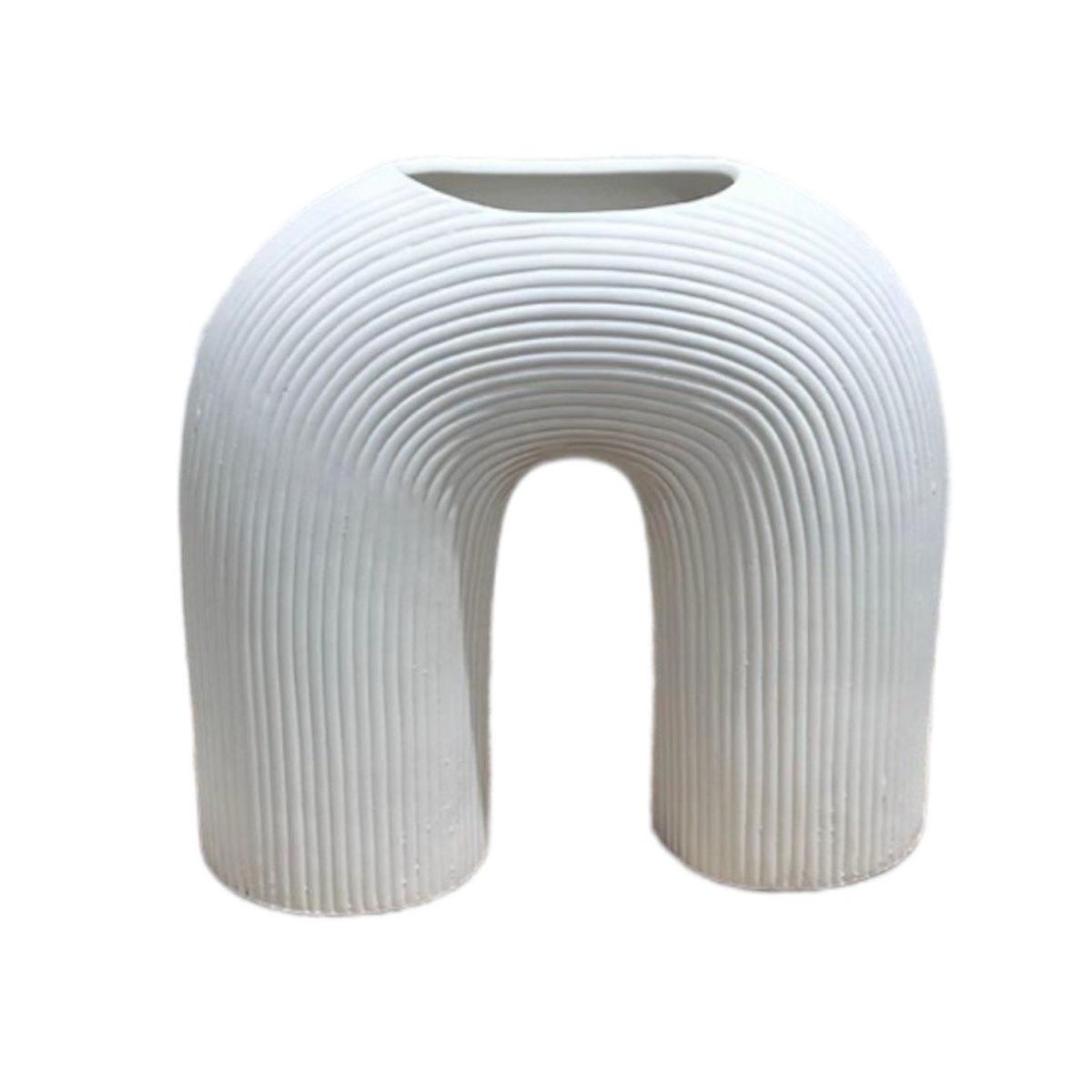 GENERICO - Jarrón Adorno Decorativo Hogar Figura 20x7x19cm