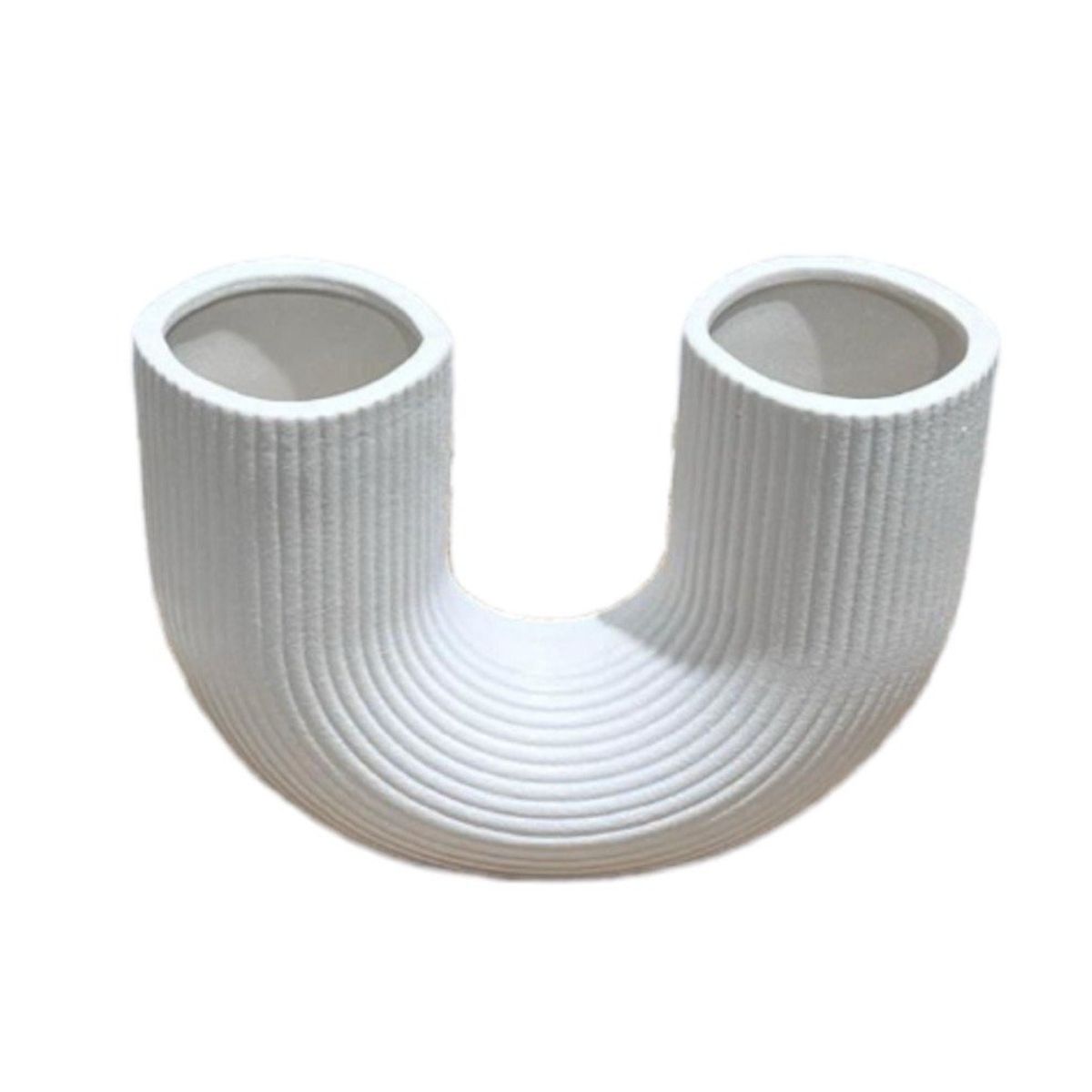 GENERICO - Jarrón Adorno Decorativo Hogar Figura 13x5x18cm