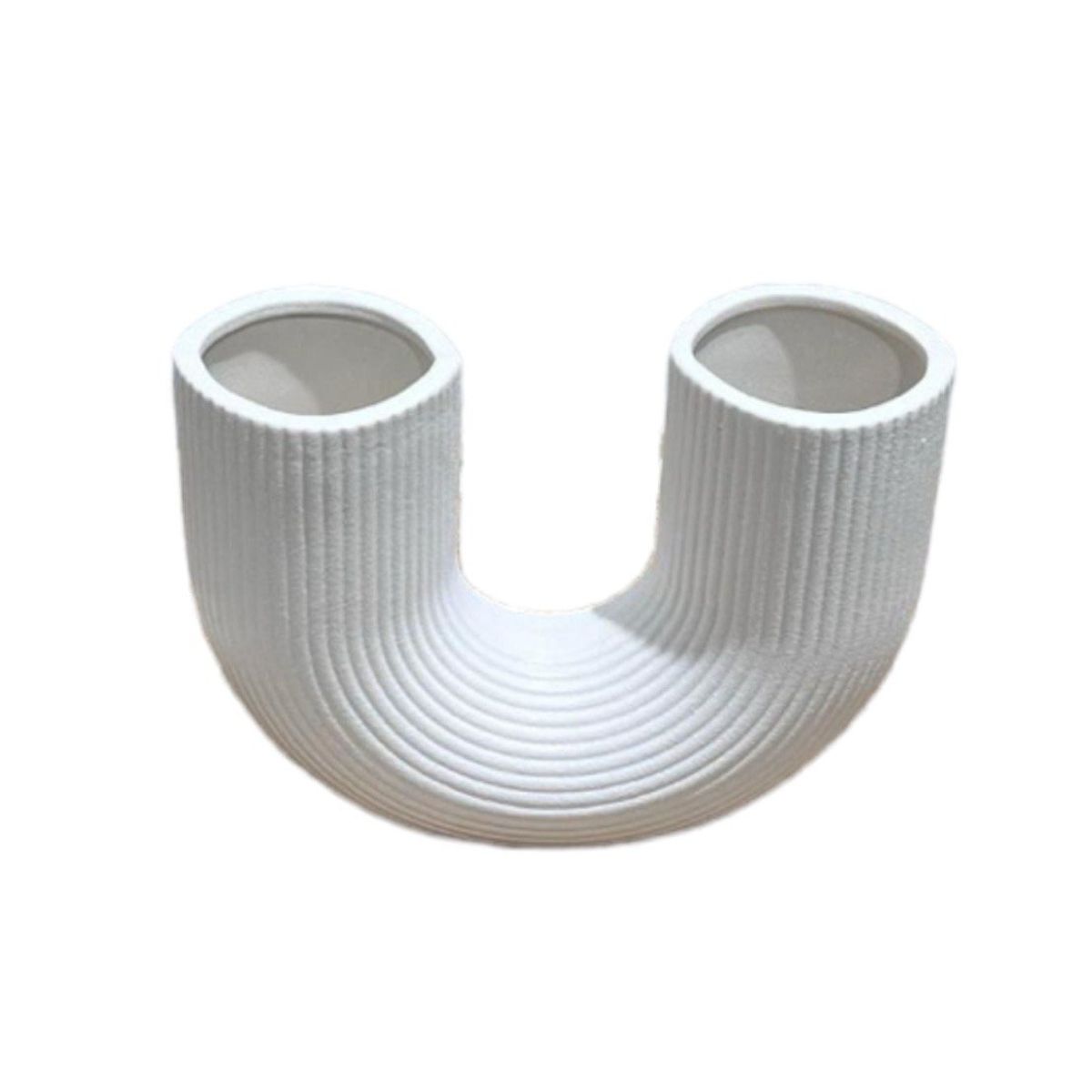 GENERICO - Jarrón Adorno Decorativo Hogar Figura 13x5x18cm