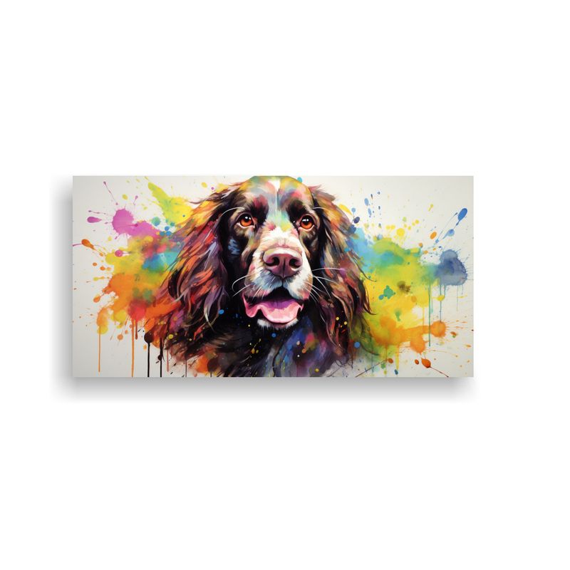 GENERICO - Cuadro Neo Pop Art Elegancia Con Setters En Colore 160x80cm