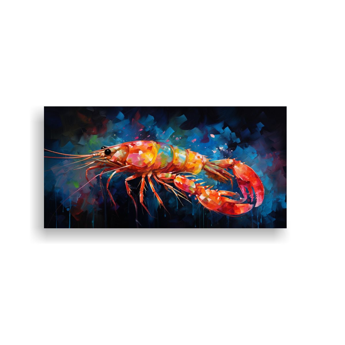 GENERICO - Lienzo Inspirador Estilo Pintura Al Estilo óleo D 160x80cm.