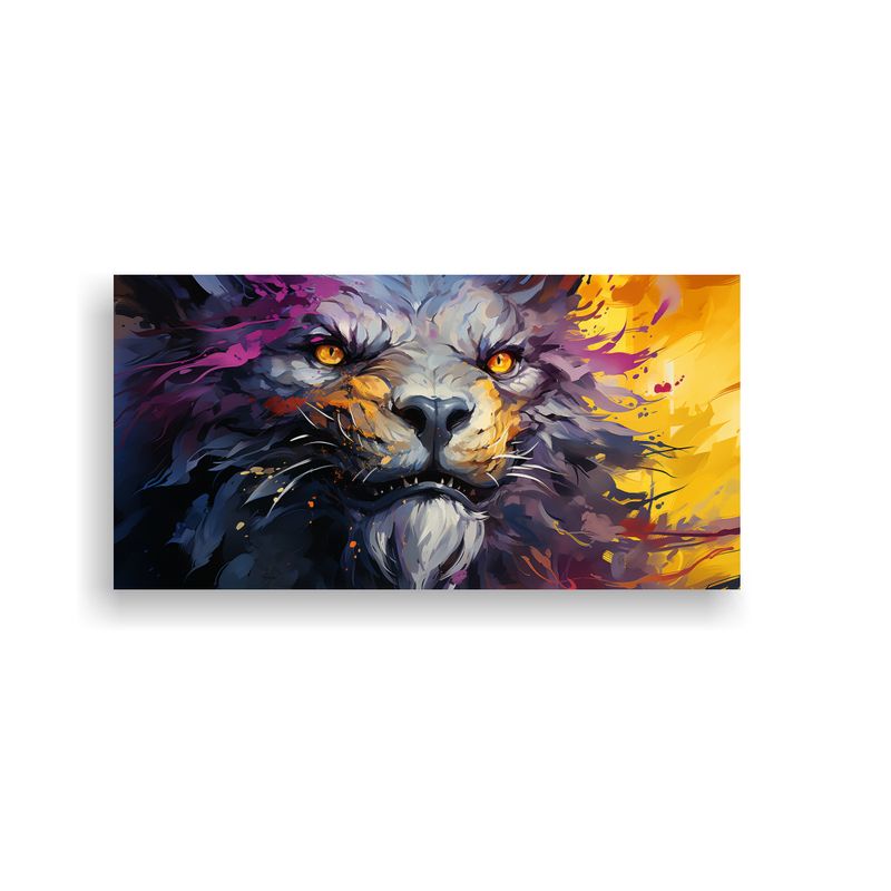 GENERICO - Pinturas Decorativas Composición De Finas Líneas 160x80cm