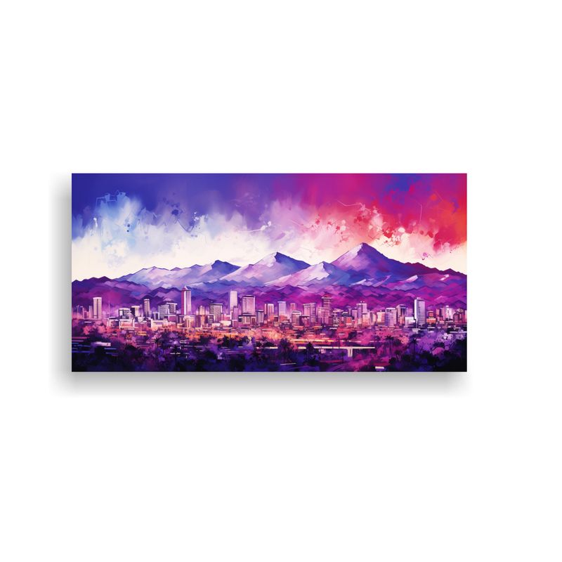 GENERICO - Pintura De Pared En Estilo Movimiento En Santiago  80x40cm
