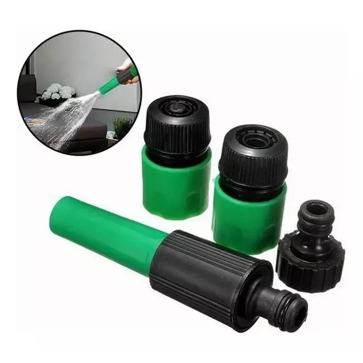 GENERICO - Manguera De 1/2 Pulgada Reforzada 20 Metros Con Accesorios