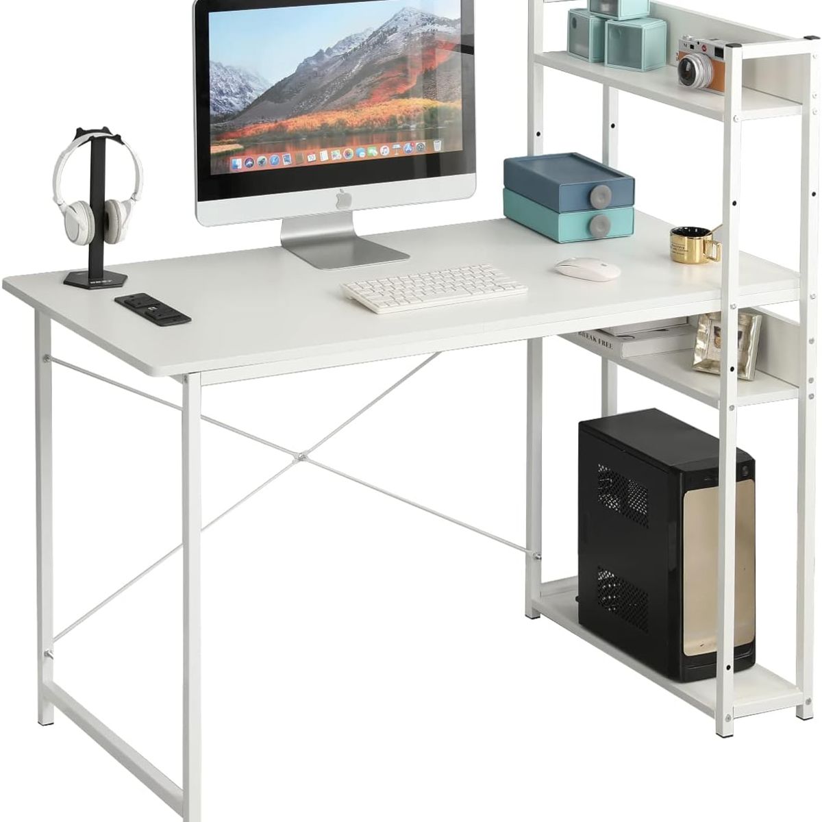 U BUY - Escritorio Librero Ejecutivo Para Computadora Diseño Moderno