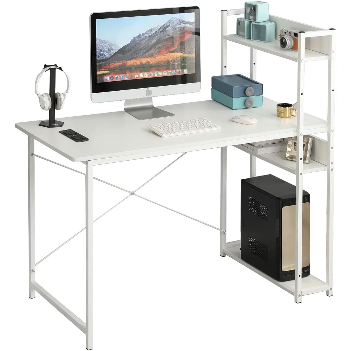 U BUY - Escritorio Librero Ejecutivo Para Computadora Diseño Moderno