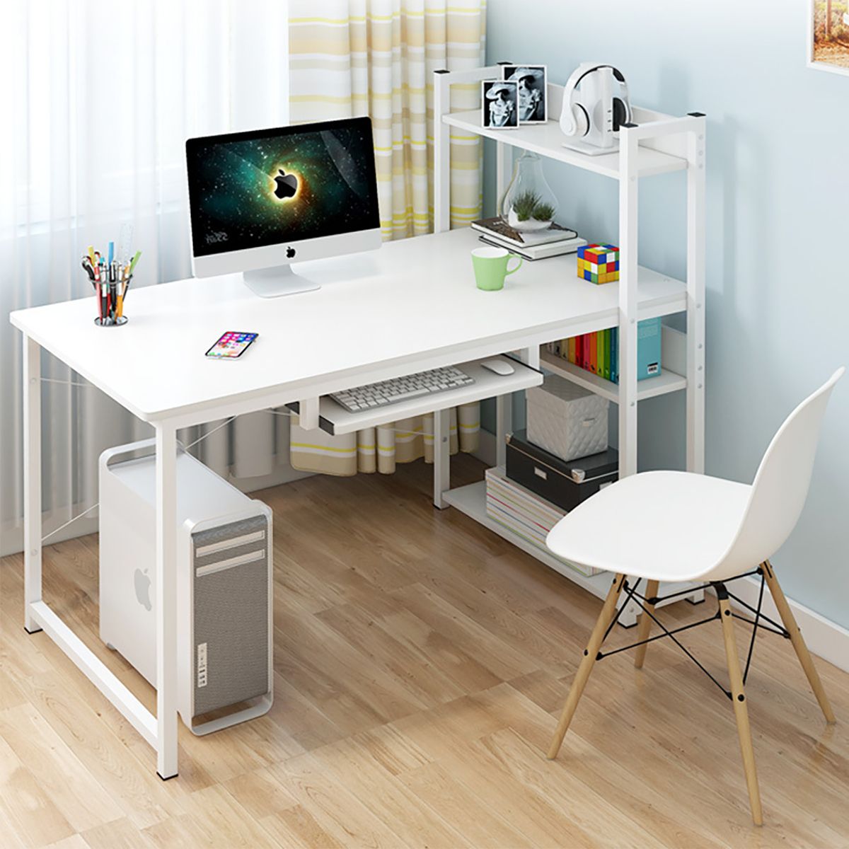 U BUY - Escritorio Librero Ejecutivo Para Computadora Diseño Moderno