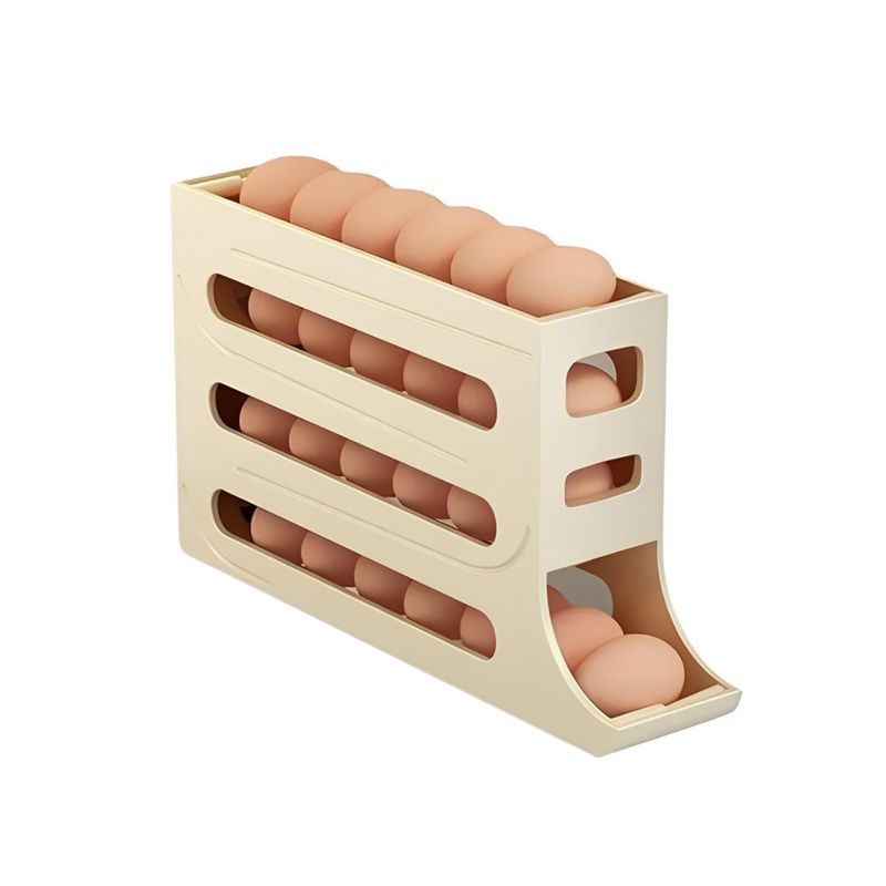 IMPORTCLICK - Organizador Portahuevos 4 Niveles 30 Huevos 35,9x7 CM IMPORTCLICK