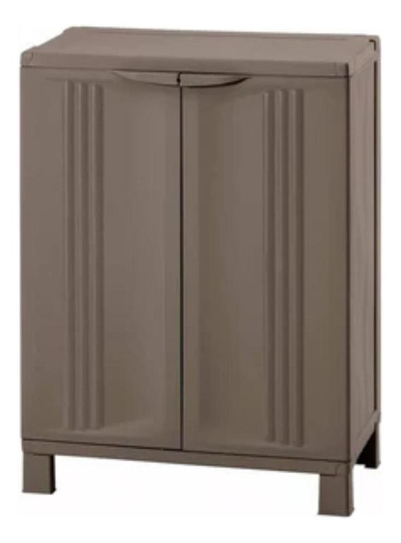 Armario Estante Mediano Plastico 6.5x39x91 CM Cafe
