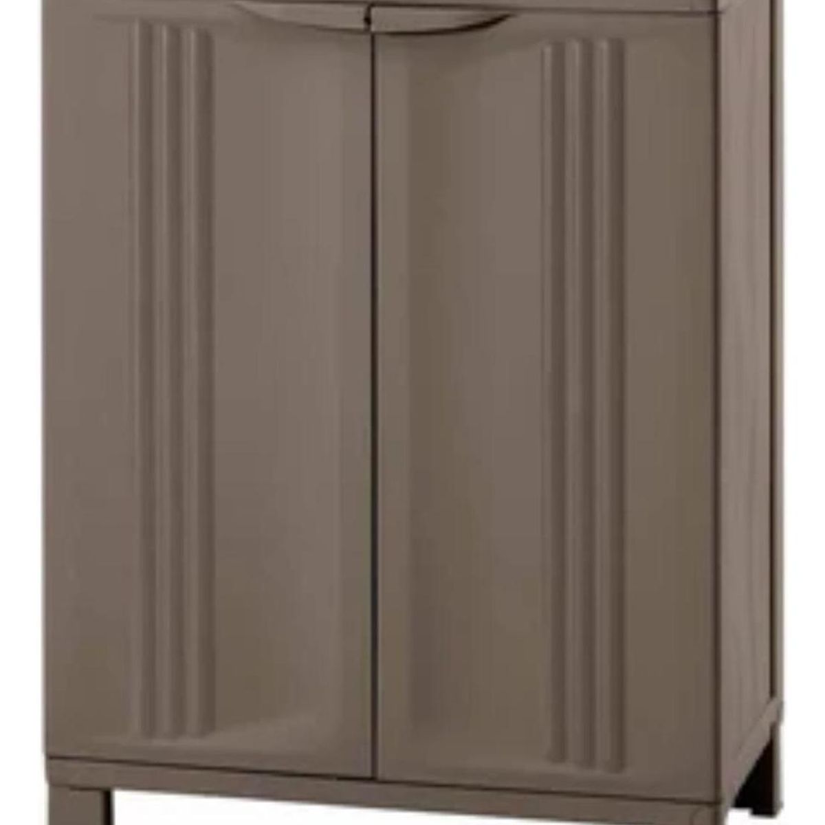 IMPORTCLICK - Armario Estante Mediano Plástico 6.5x39x91 CM Café IMPORTCLICK