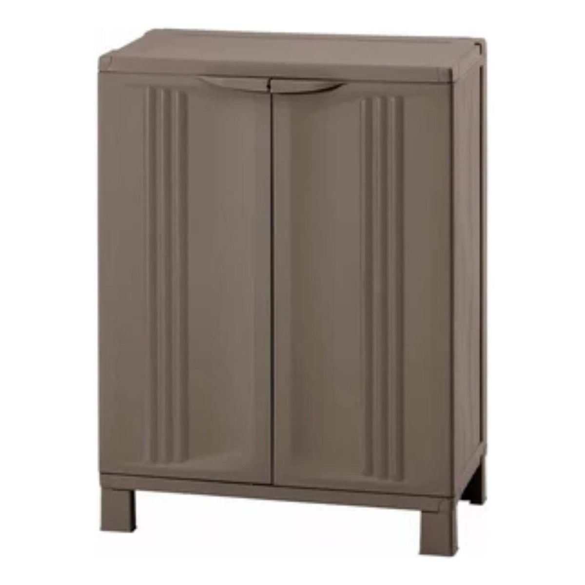 IMPORTCLICK - Armario Estante Mediano Plástico 6.5x39x91 CM Café IMPORTCLICK