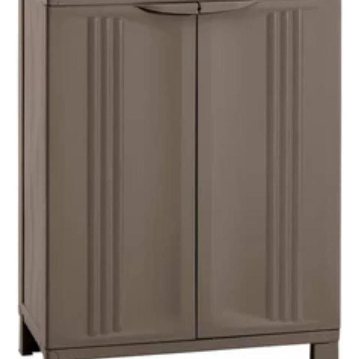 IMPORTCLICK - Armario Estante Mediano Plástico 6.5x39x91 CM Café IMPORTCLICK