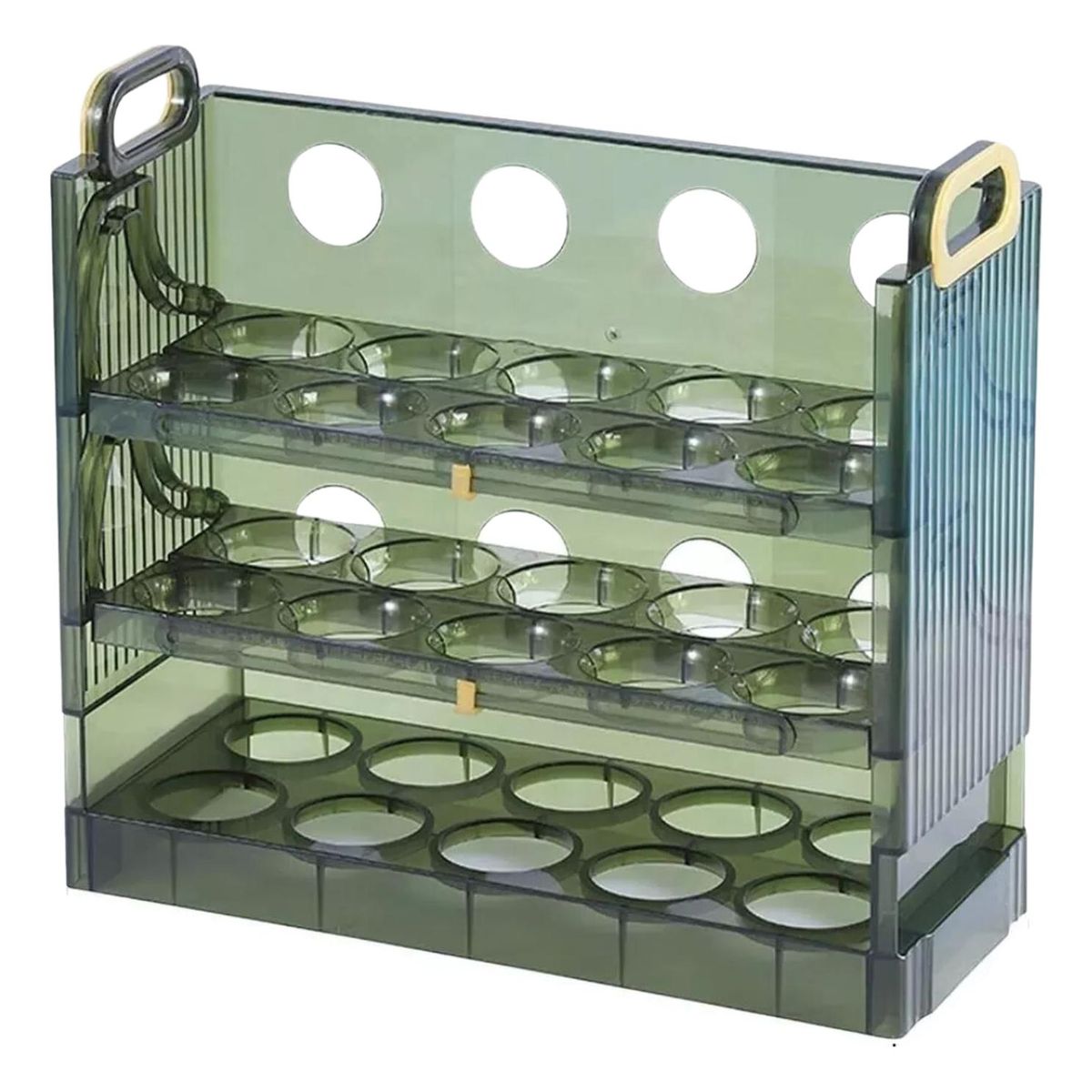 IMPORTCLICK - Organizador Portahuevos 3 Niveles 30 Huevos 23x10 CM IMPORTCLICK