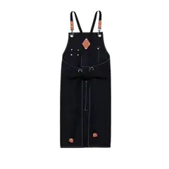 IMPORTCLICK - Pechera Delantal uso 68x78 CM Negro