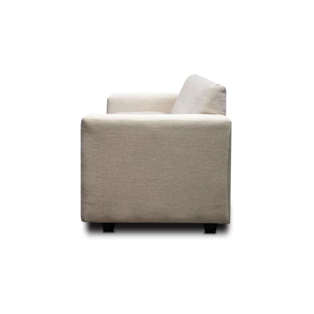 IMPORTCLICK - Sofá Enmaderado 2 Cuerpos Lino 75x75x75 CM Color Beige IMPORTCLICK