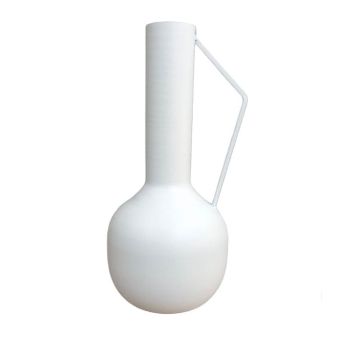 GENERICO - Florero Decorativo 11x25 Cm Blanco