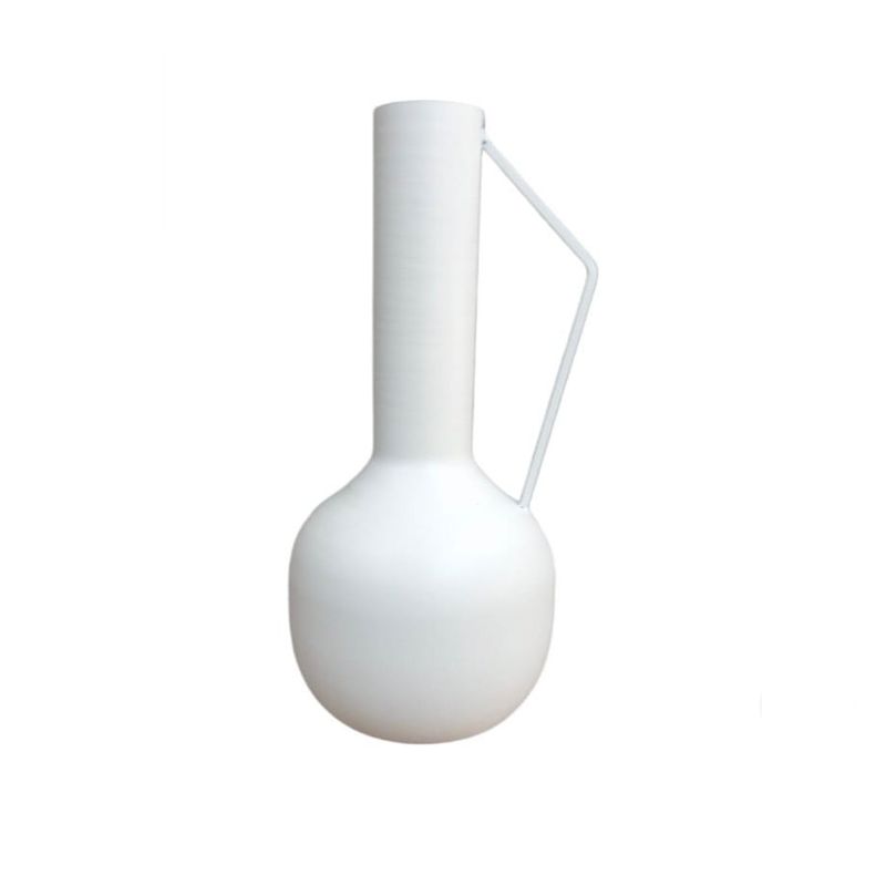GENERICO - Florero Decorativo 11x25 Cm Blanco