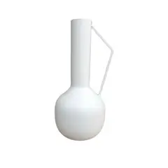 GENERICO - Florero Decorativo 11x25 Cm Blanco