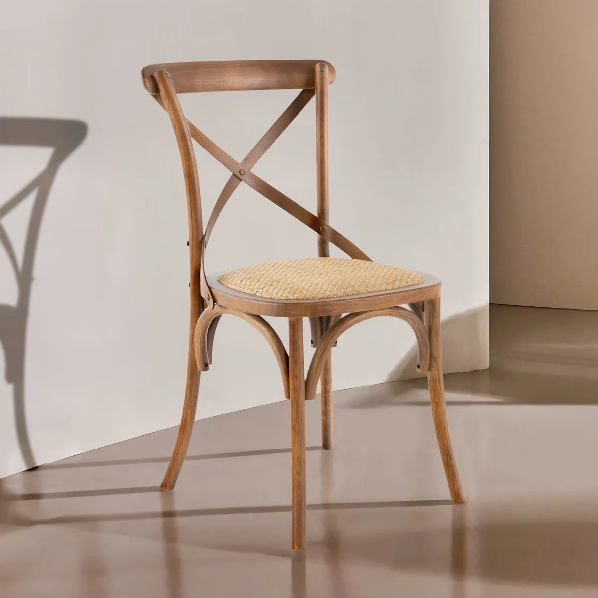 FORM DESIGN - Silla Madera Tradition Rattan Nogal Form