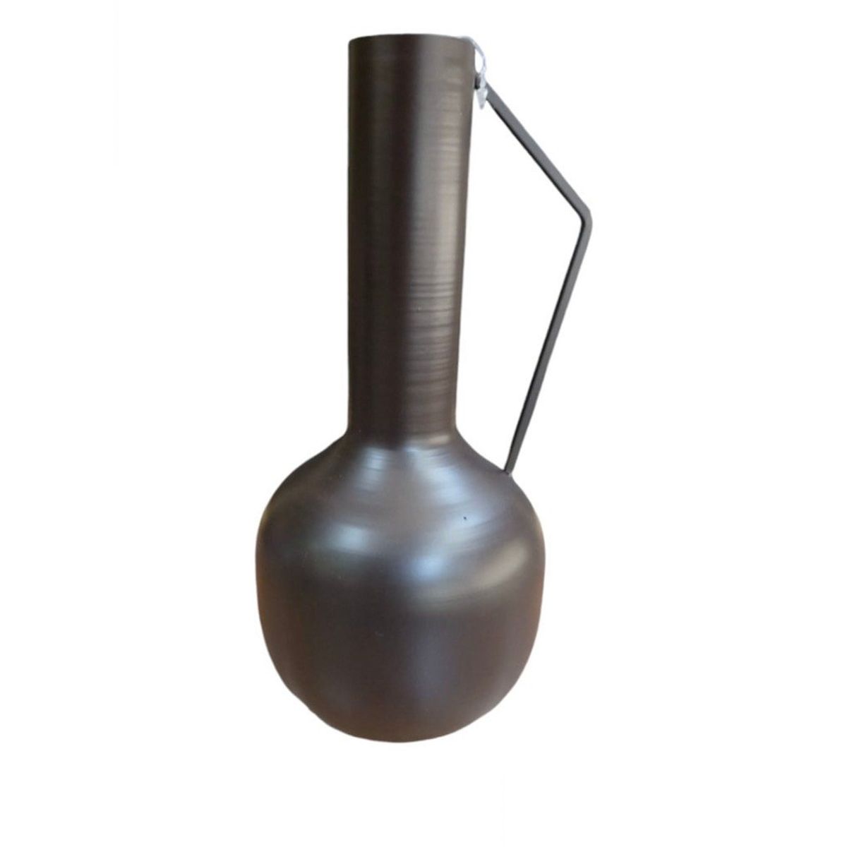 GENERICO - Florero Decorativo 11x25 Cm Marrón oscuro