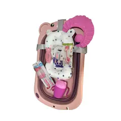 GENERICO - Bañeras Plegables con Accesorios Para Niñas