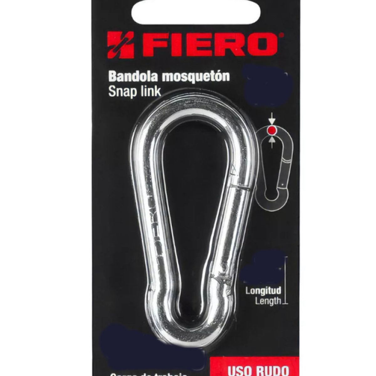 TRUPER - MOSQUETON ACERO 2 100KG FIERO