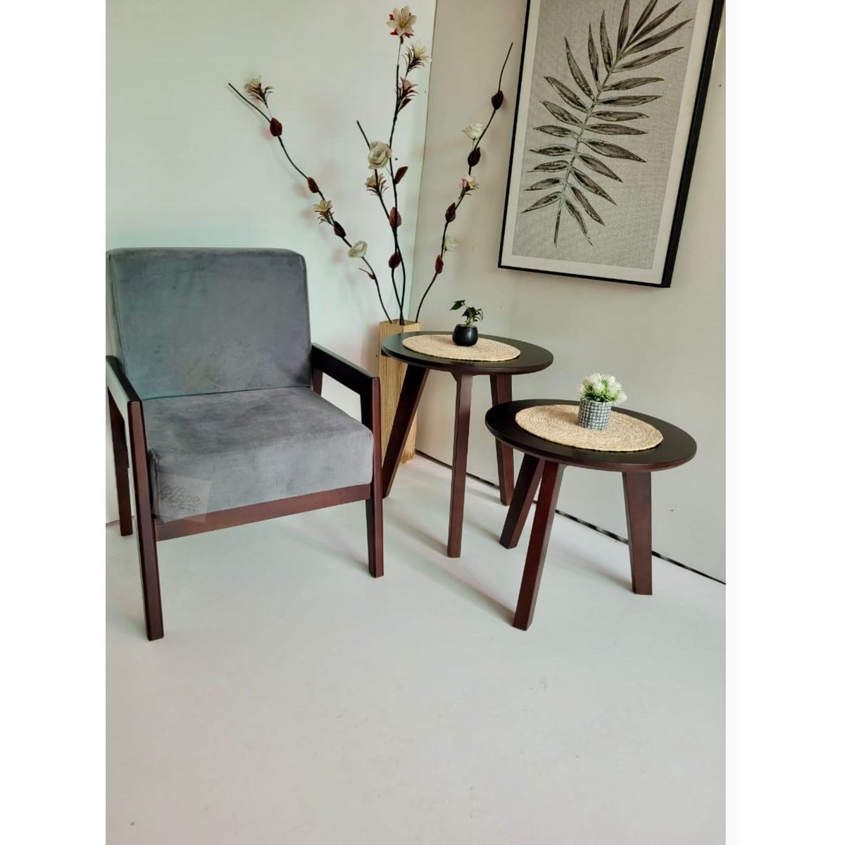 GENERICO - Sitial Liso HOPE gris oscuro