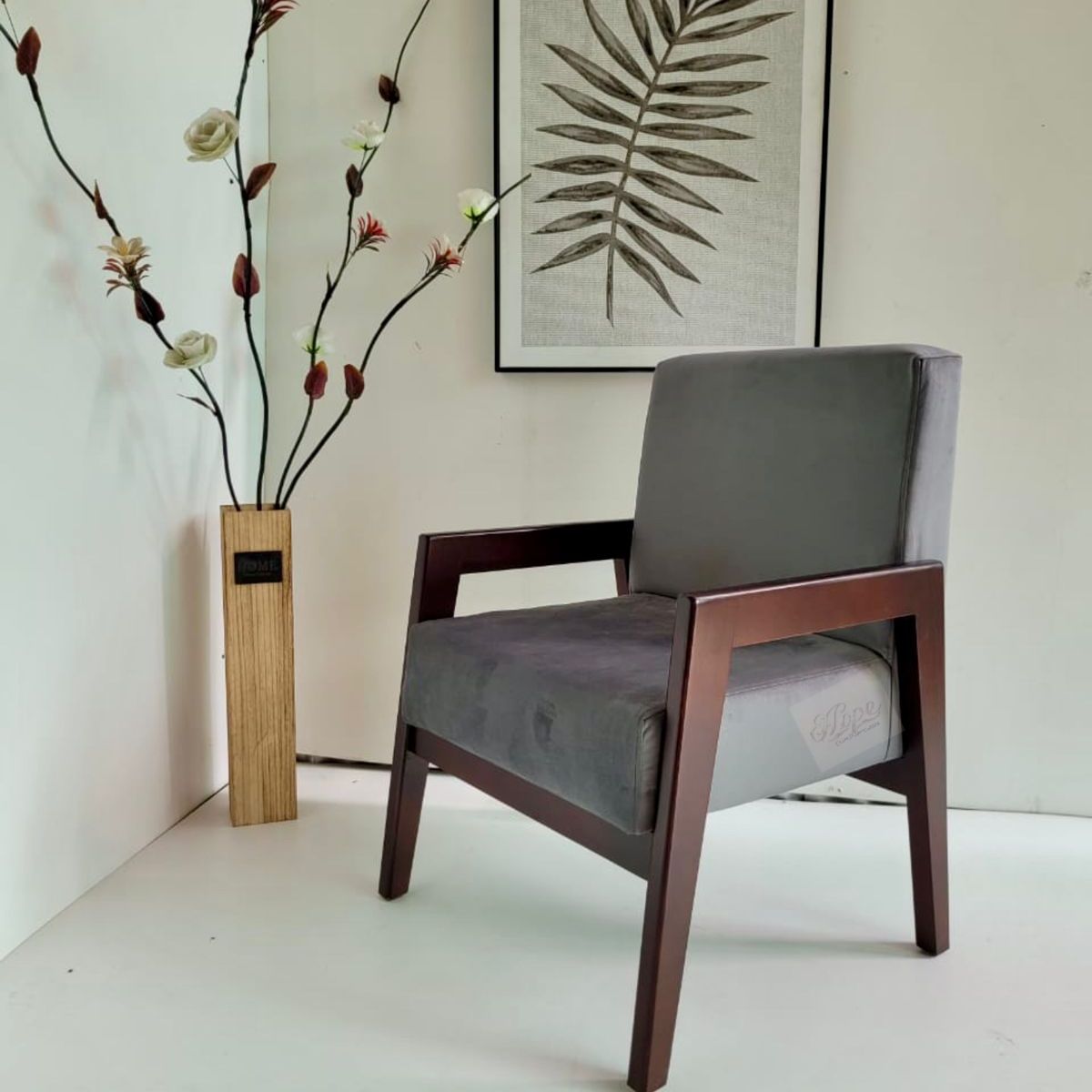 GENERICO - Sitial Liso HOPE gris oscuro