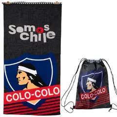COLO COLO - TOALLA DE PLAYA + BOLSO 140X70 CMS SOMOS