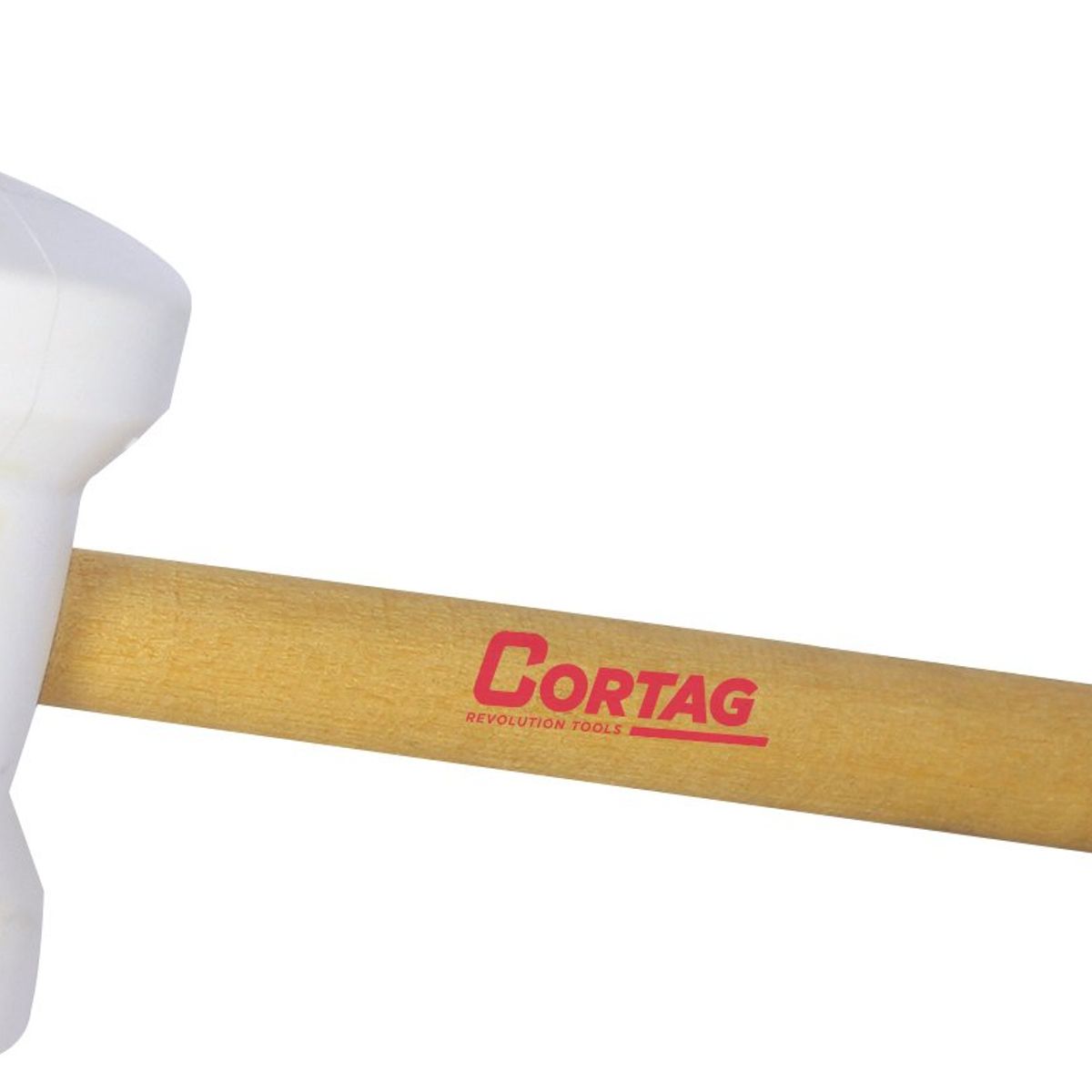 CORTAG - MARTILLO CAUCHO -  BLANCO  60 MM