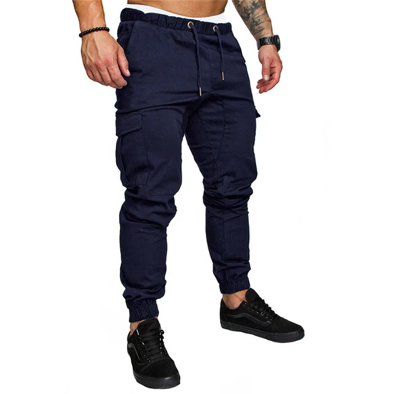 EDWINAYY - Pantalón Jogger De Varios Bolsillos Para Hombre