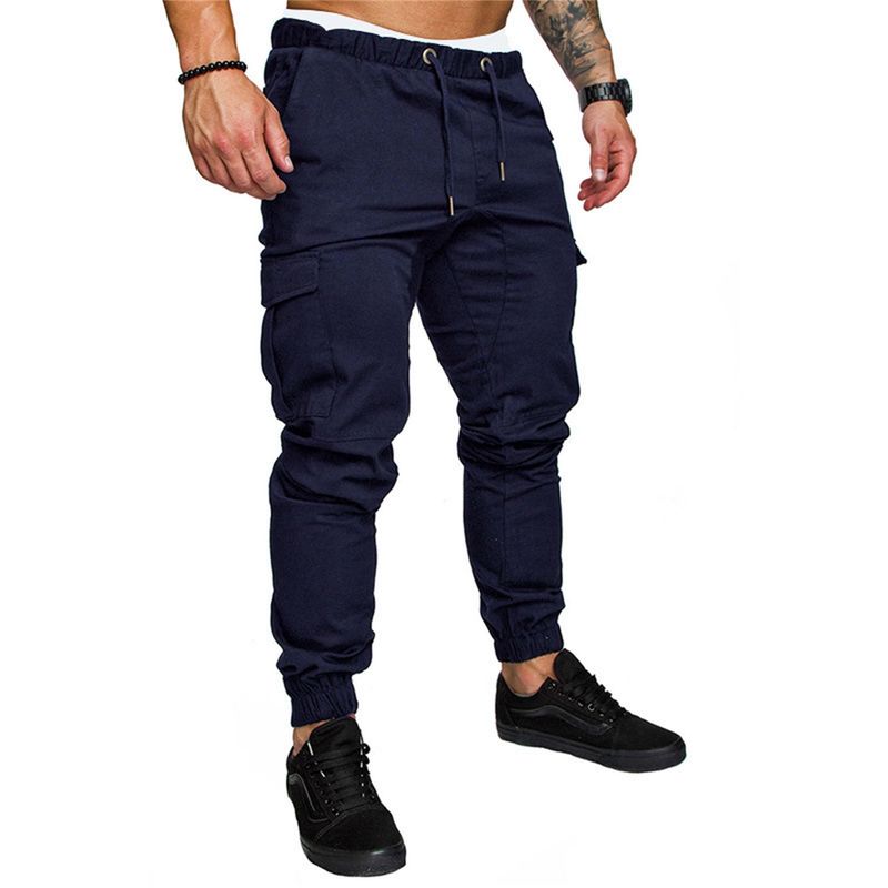 EDWINAYY - Pantalón Jogger De Varios Bolsillos Para Hombre