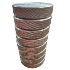 GENERICO - 8 tejos para rayuela con agarre (4 pares) 300grs c/u