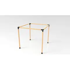 GENERICO - KIT DE PÉRGOLAS Y TERRAZAS PILARES DE MADERA 4"X4" (95X95MM) 3x3MTS.