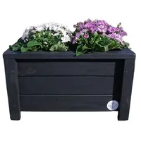 Jardinera Decoway Negro- 50 Cm