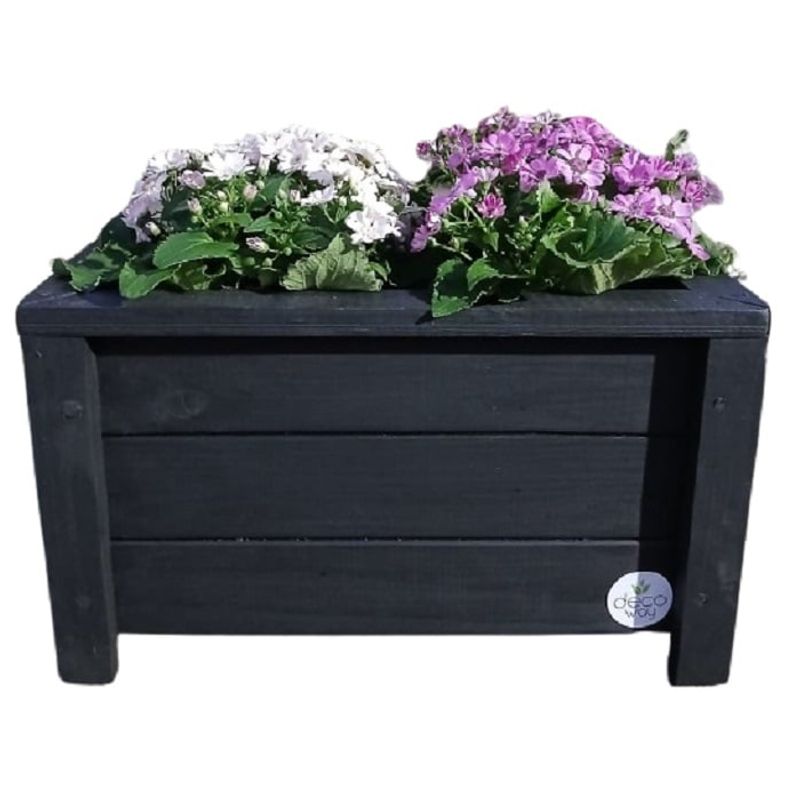 GENERICO - Jardinera Decoway Negro- 50 Cm