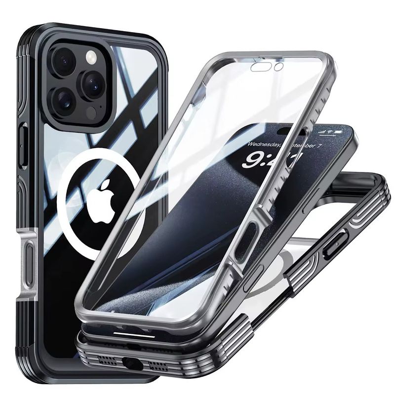 GENERICO - Carcasa 360 Con Magsafe Para iPhone 16 Pro