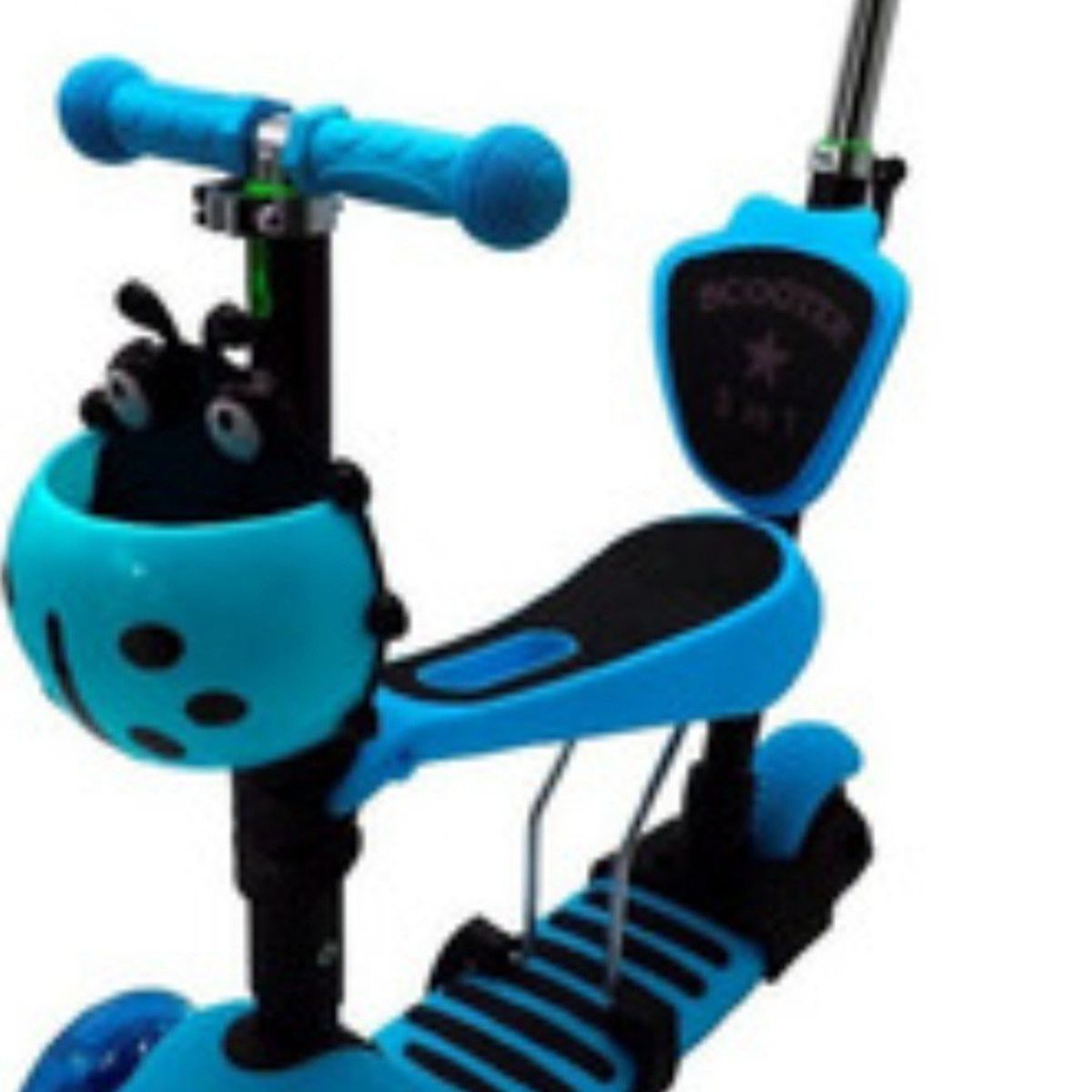 GENERICO - Monopatín o Scooter chinita para niños con luces - 5 en 1