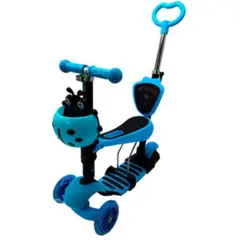 GENERICO - Monopatín o Scooter chinita para niños con luces - 5 en 1