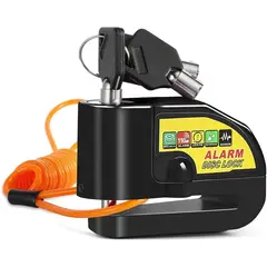 GENERICO - Candado con alarma para disco de moto y scooter