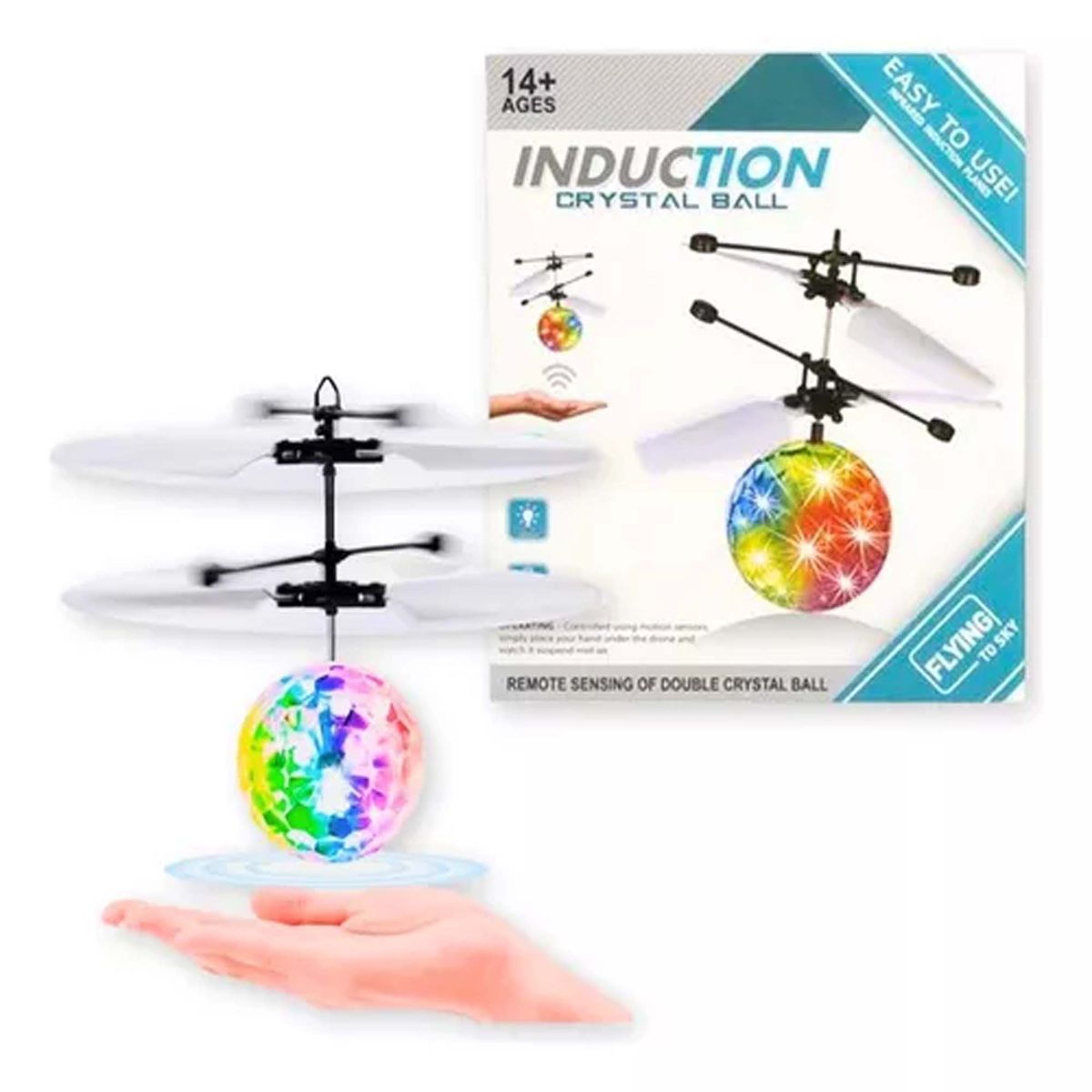 GENERICO - Juguete Bola Cristal Helicóptero Dron