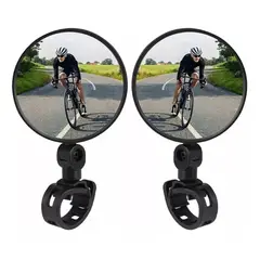 KUANGYE - Espejo Retrovisor Redondo 360º Bicicleta O Moto Seguridad
