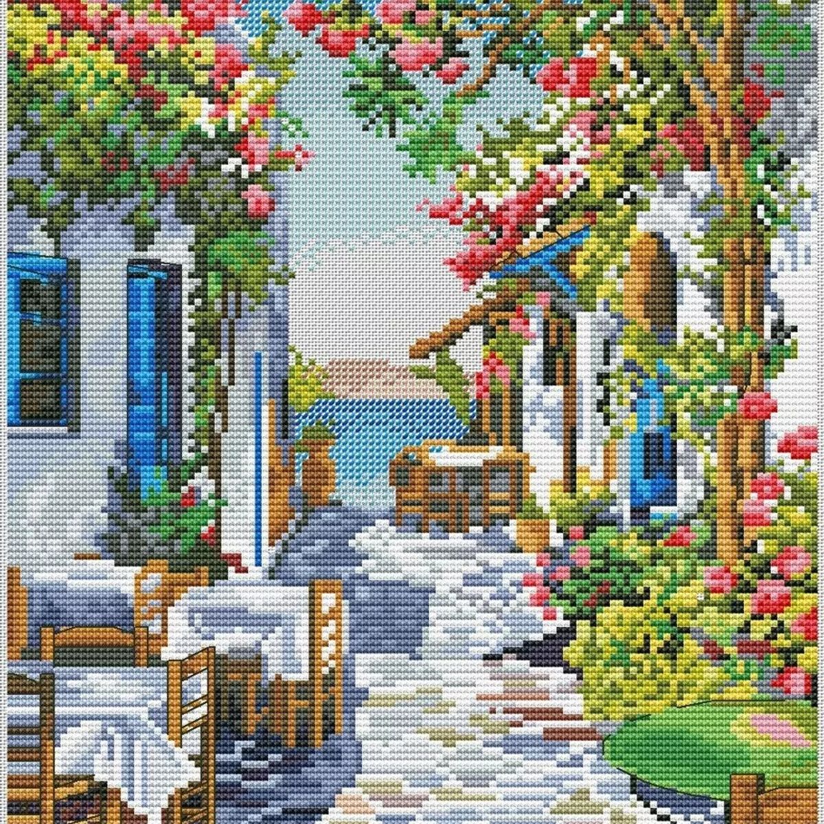 KUANGYE - Kit Diamond Painting Pintura De Diamante - Vista Hermosa