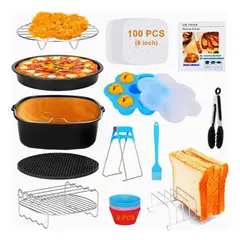 GENERAC - Accesorios Freidora Sin Aceite 5.5l,juego De 13 Piezas