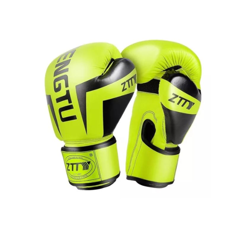 GENERICO - Guante De Box Boxeo Guantes Profesional Unisex  8OZ Amarillo