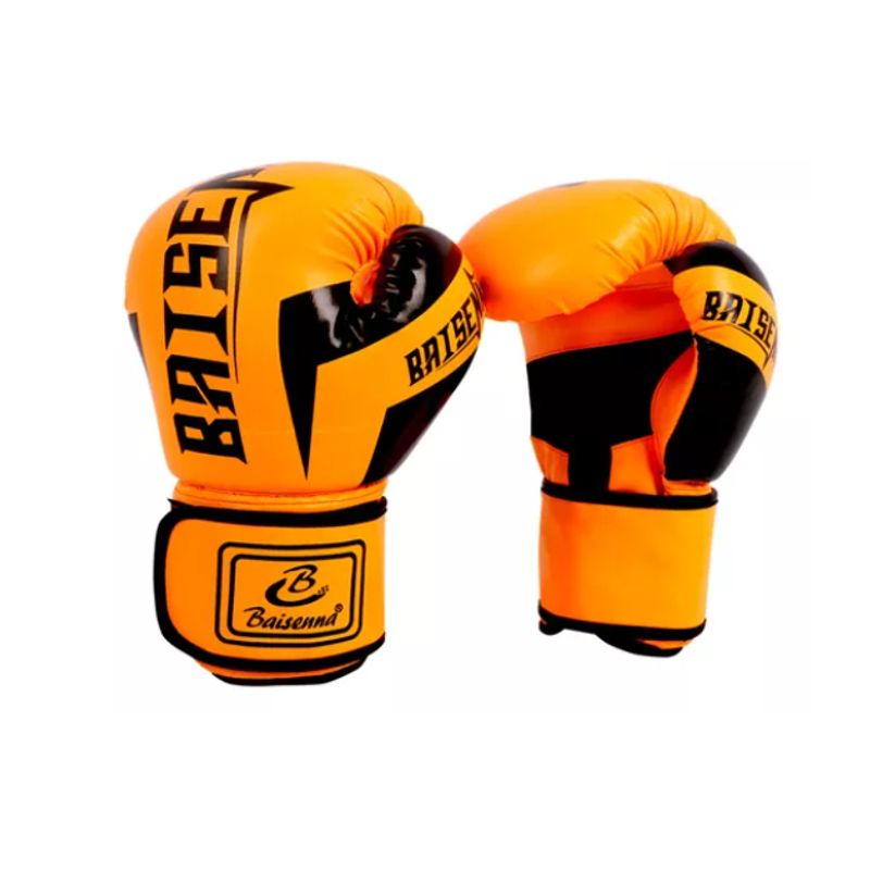 GENERICO - Guante De Box Boxeo Guantes Profesional Unisex  8OZ Naranjo