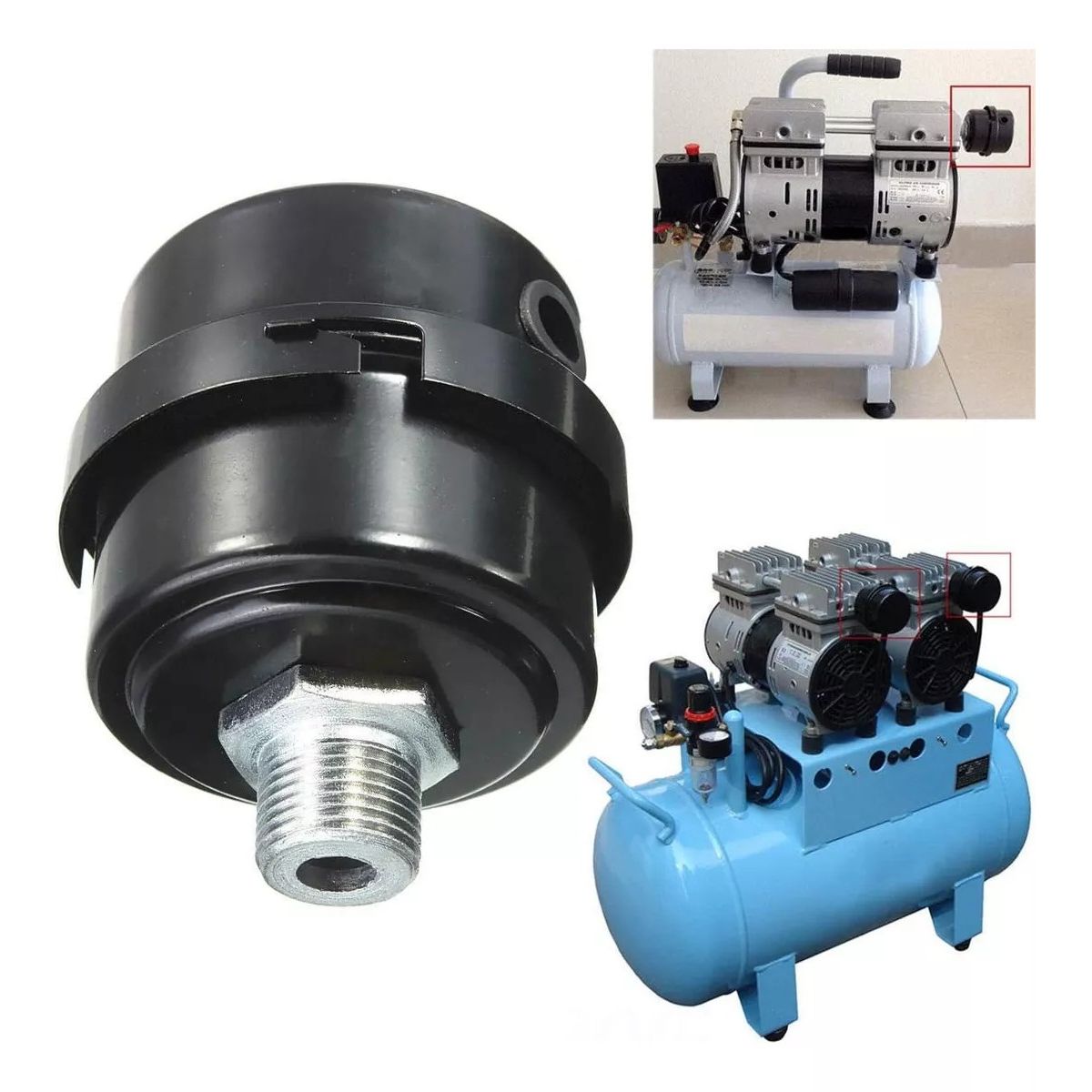 KUANGYE - Filtro De Aire Compresor 16mm -metal