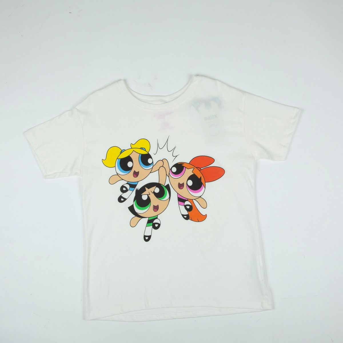 CARTOON NETWORK - Polera Manga Corta Mujer High Five Chicas Superpoderosas